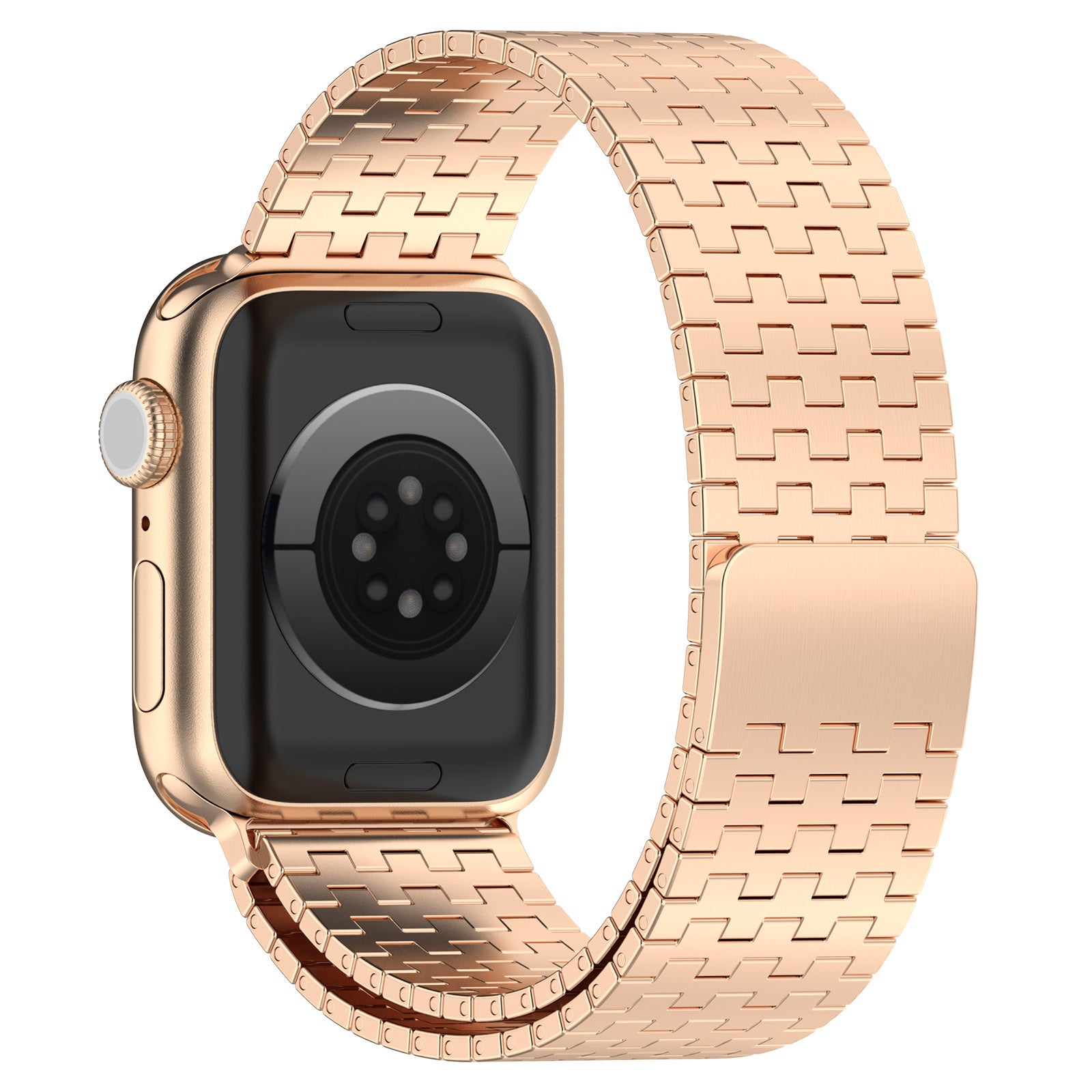 For Apple Watch Series 9 8 7 41mm 6 5 4 SE SE (2022) SE (2023) 40mm 3 2 1 38mm Replacement Band Magnetic Stainless Steel Strap For Apple Watch Series 9 8 7 41mm 6 5 4 SE SE (2022) SE (2023) 40mm 3 2 1 38mm Replacement Band Magnetic Stainless Steel Strap